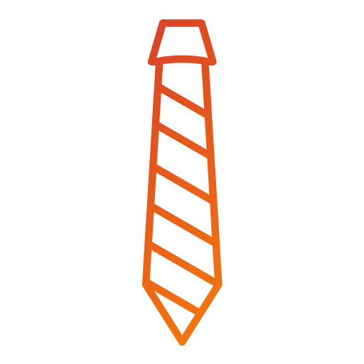 cravatta Generic gradient outline icona