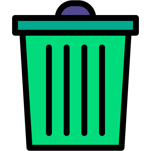 contenedor de basura Generic color lineal-color icono