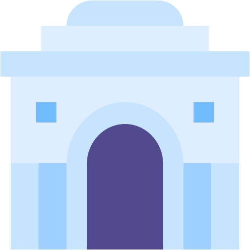 Городские ворота Generic color fill иконка
