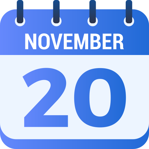 20. november Generic gradient fill icon