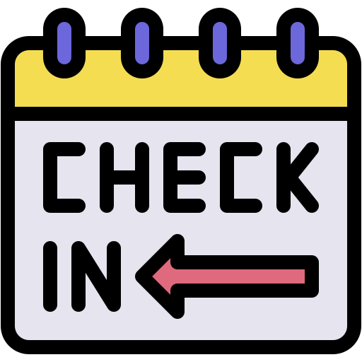 check-in Generic color lineal-color icon