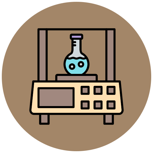 Lab scale Generic color lineal-color icon