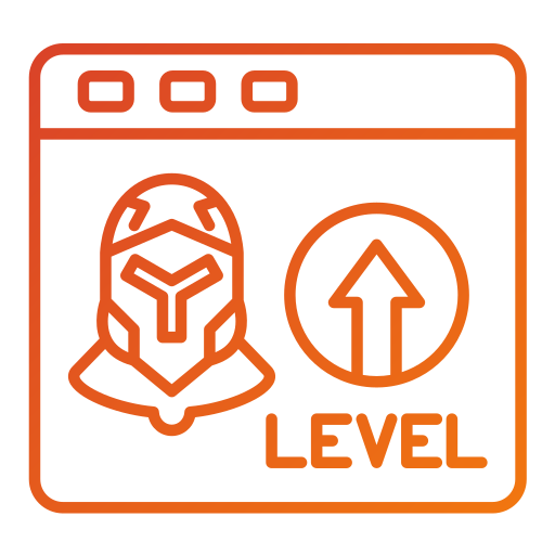 Level up Generic gradient outline icon