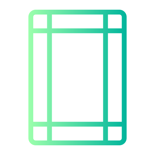 margen Generic gradient outline icono