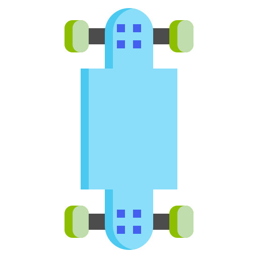 ロングボード Generic Flat icon