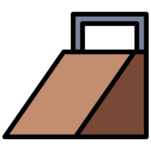 비탈길 Generic Outline Color icon