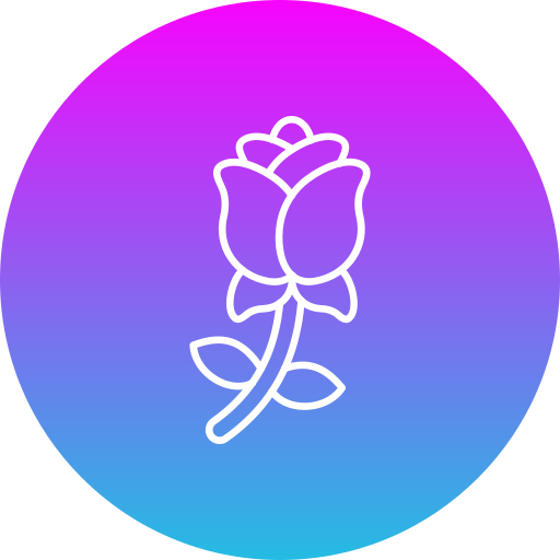 Rose Generic gradient fill icon