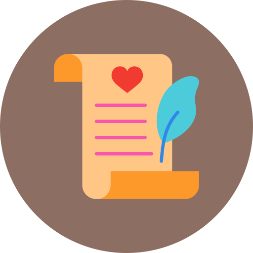 Love letter Generic color fill icon