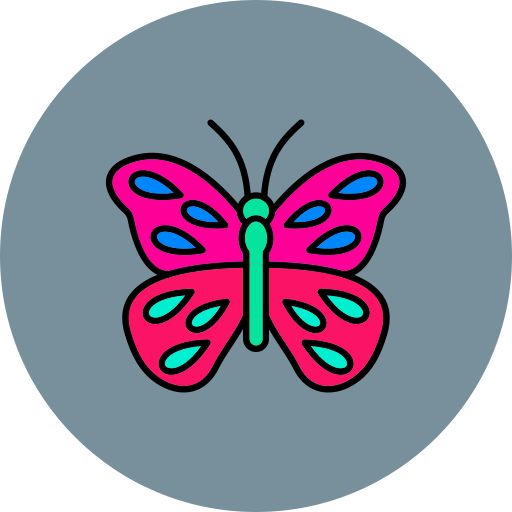 schmetterling Generic color lineal-color icon