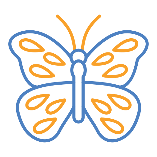 Butterfly Generic color outline icon