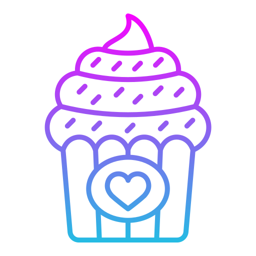 cupcake Generic gradient outline Icône