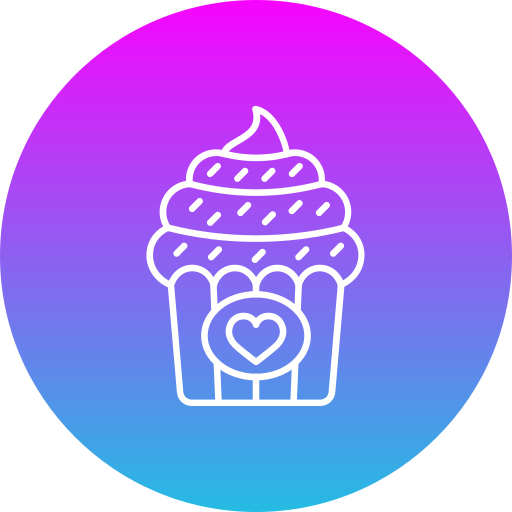 cupcake Generic gradient fill icona