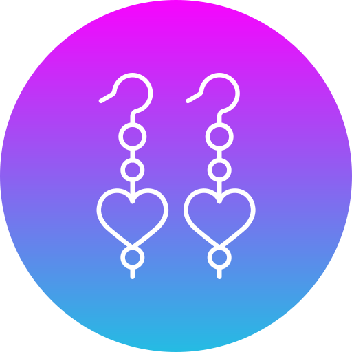 Earrings Generic gradient fill icon