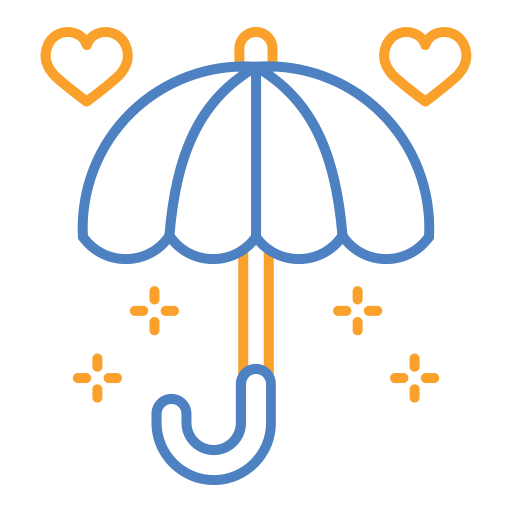 ombrello Generic color outline icona