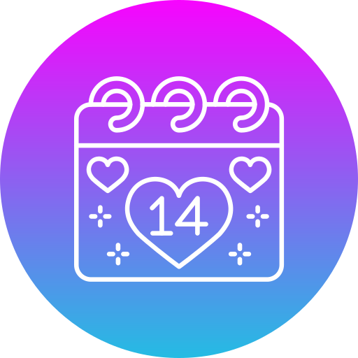 día de san valentín Generic gradient fill icono