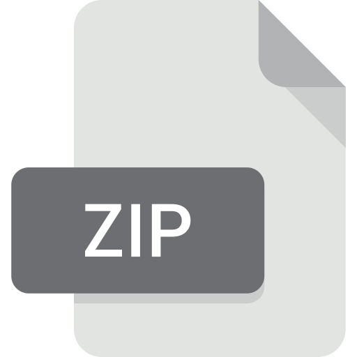 Zip Generic color fill icon