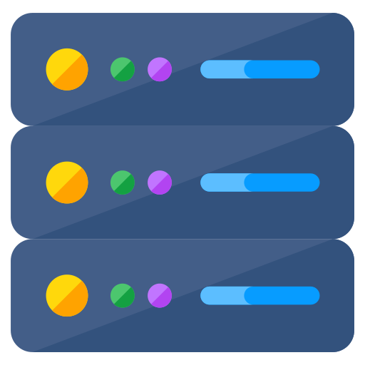 Server Generic color fill icon