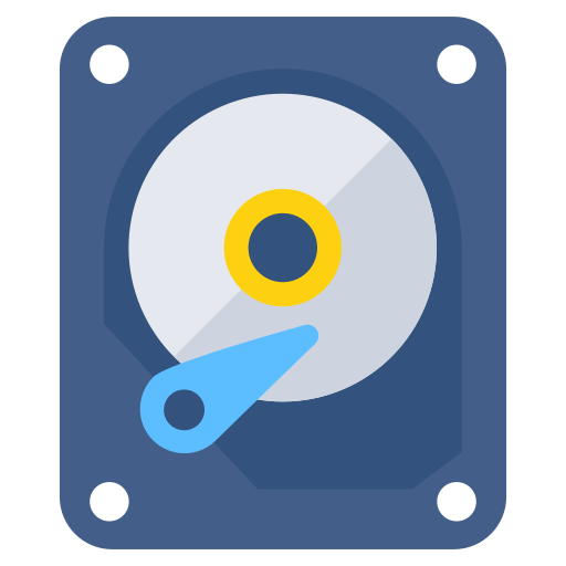 Hard disc Generic color fill icon