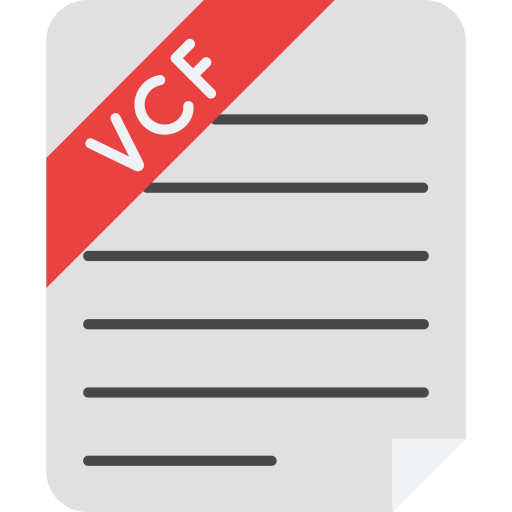 Vcf file Generic color fill icon