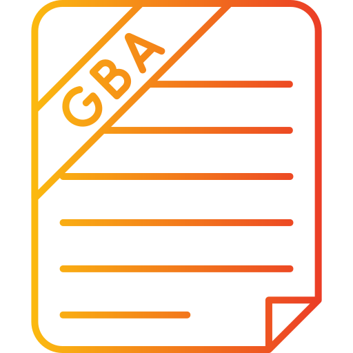 gba Generic gradient outline icona