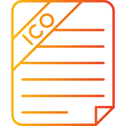 icoファイル Generic gradient outline icon