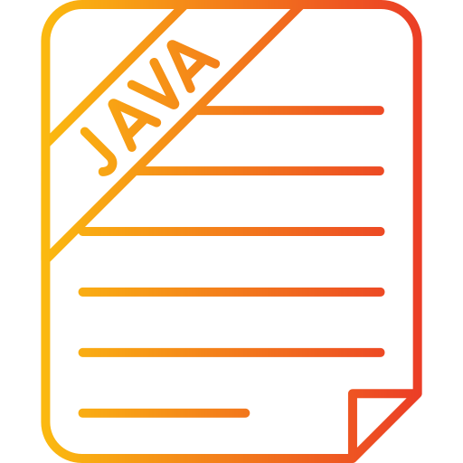 script java Generic gradient outline Icône