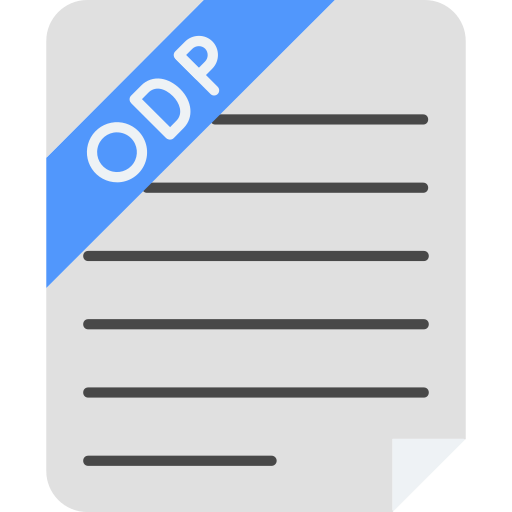 odp-datei Generic color fill icon