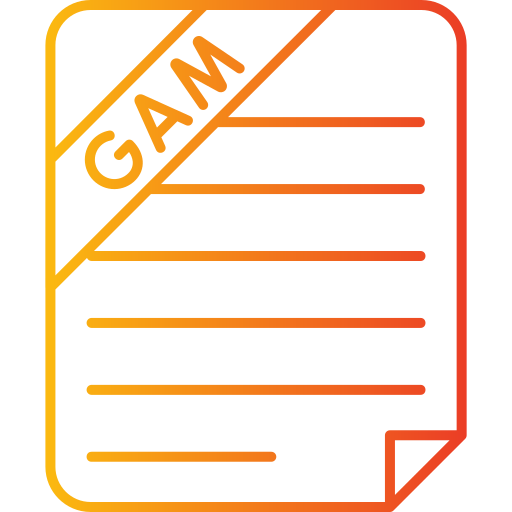 gam Generic gradient outline icon