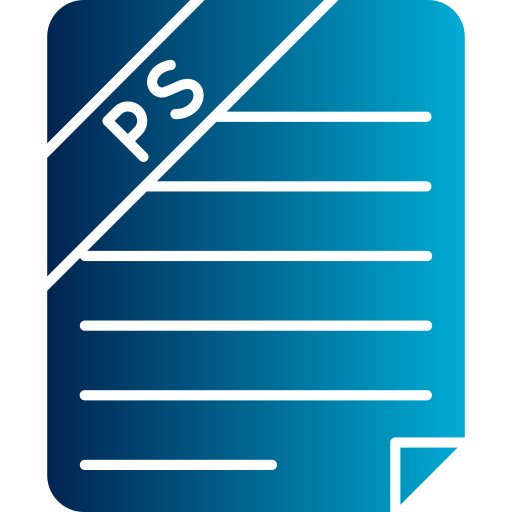 ps-datei Generic gradient fill icon