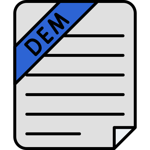 demファイル Generic color lineal-color icon