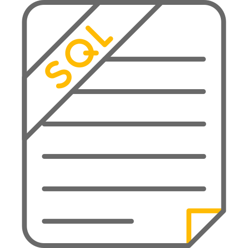 Sql file Generic color outline icon