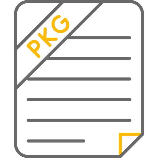 file pkg Generic color outline icona