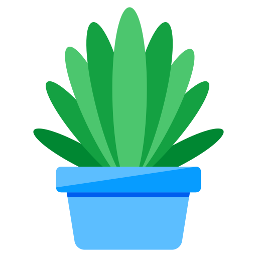 rośliny doniczkowe Generic color fill ikona
