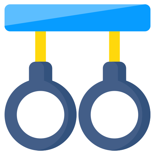 Gymnastic Rings Generic color fill icon