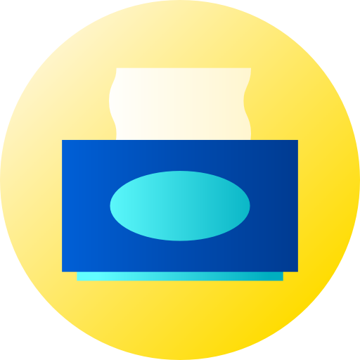 Tissue Flat Circular Gradient icon