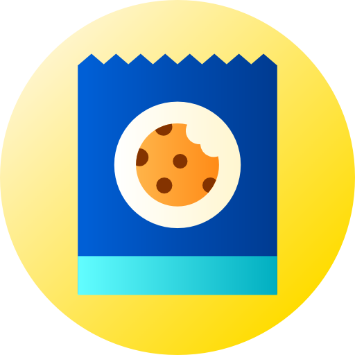 biscotti Flat Circular Gradient icona