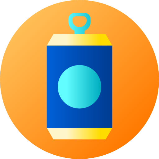 soda Flat Circular Gradient icono
