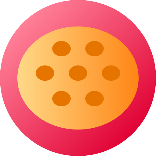 スポンジ Flat Circular Gradient icon