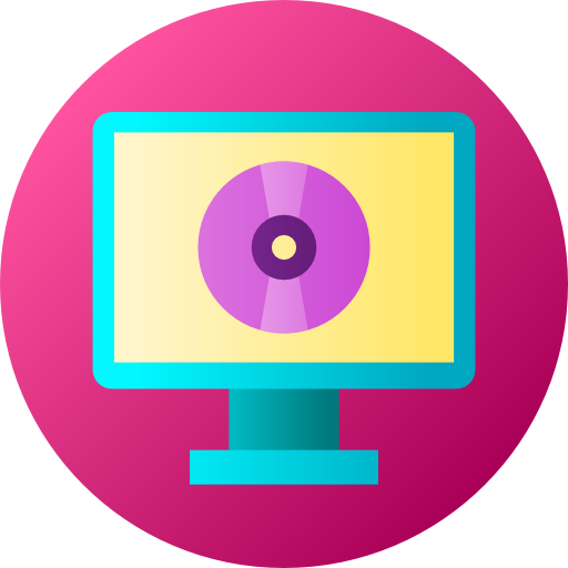 software Flat Circular Gradient icon
