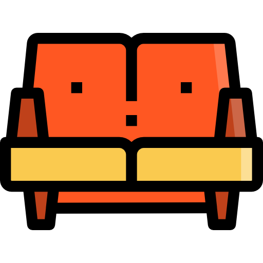 sofa Linector Lineal Color ikona