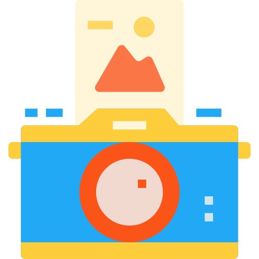 Instant camera Linector Flat icon