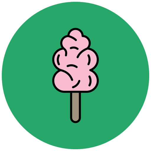 Cotton candy Generic color lineal-color icon