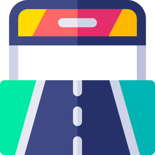 道路バナー Basic Rounded Flat icon