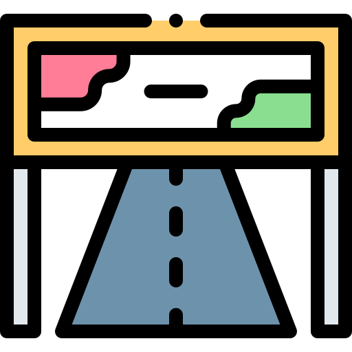 Boarding Detailed Rounded Lineal color icon
