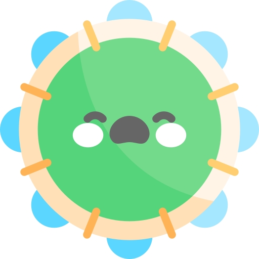 Pandeiro Kawaii Flat icon