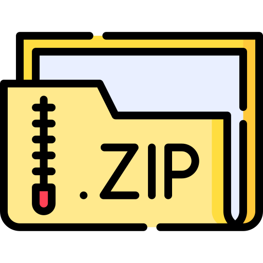 folder zip Special Lineal color ikona