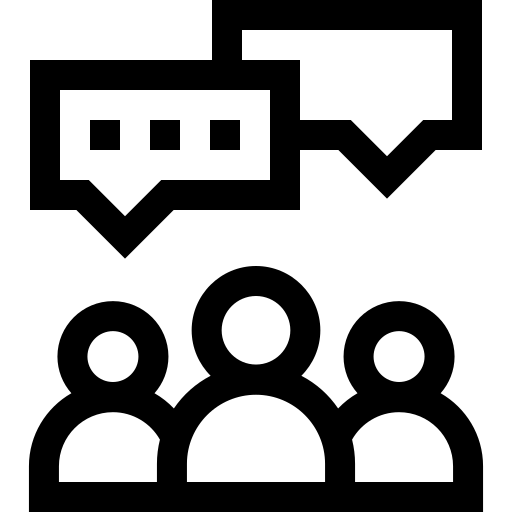 klanten Basic Straight Lineal icoon