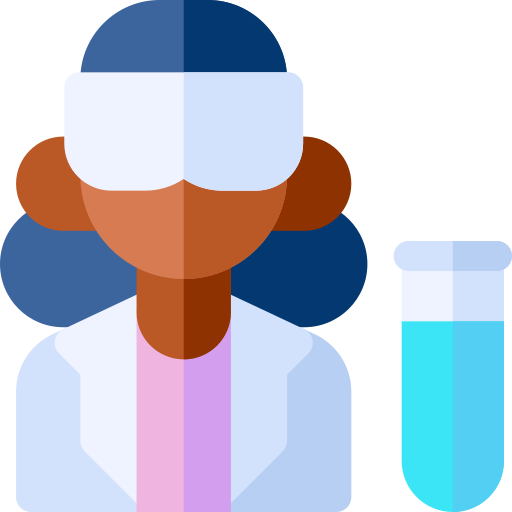scientist Basic Rounded Flat icon