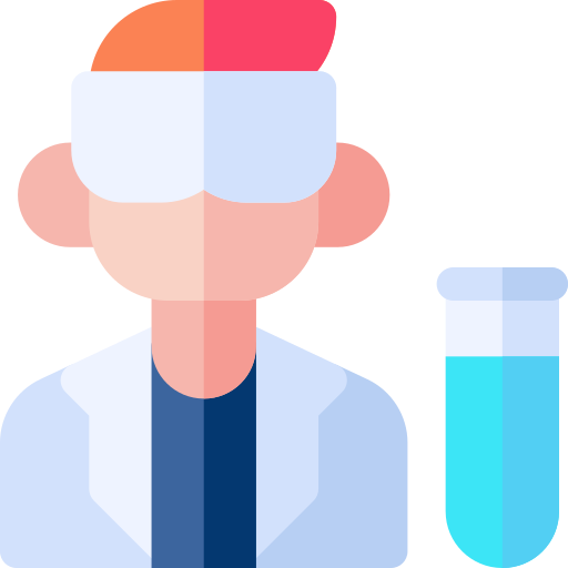scientist Basic Rounded Flat icon