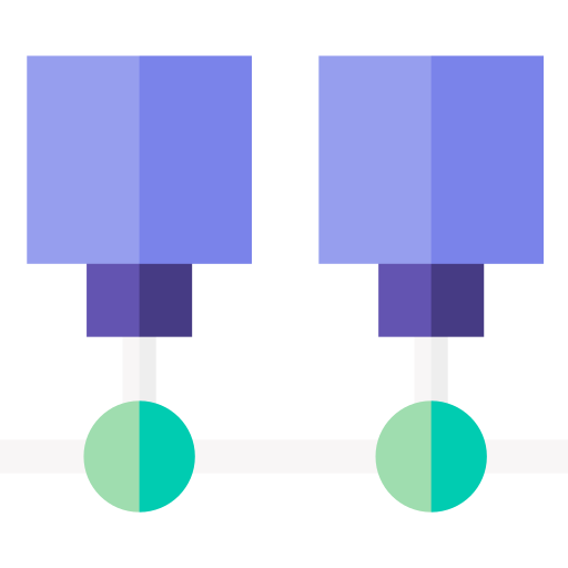 Ports Basic Straight Flat icon